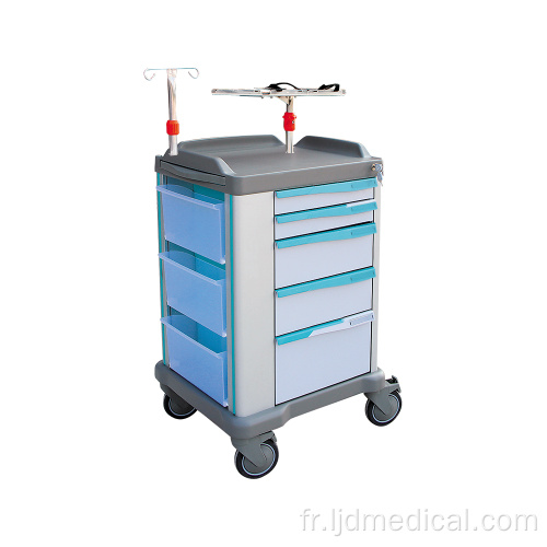 Chariot médical d&#39;urgence ABS Crash Cart frais